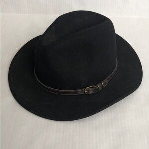 Jos. A. Bank Black Wool Fedora, size M